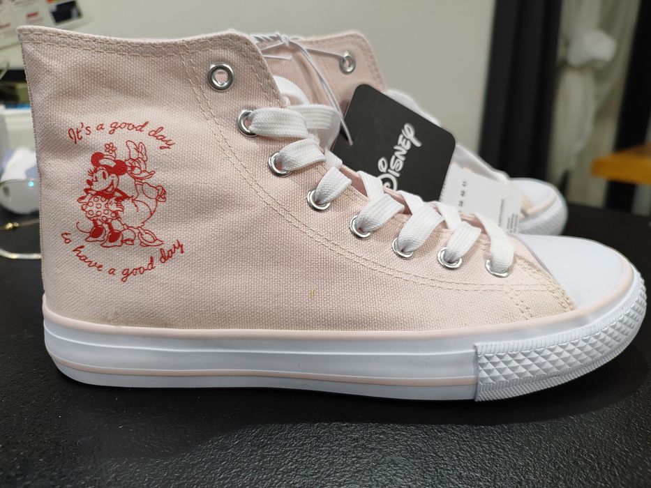 Nowe trampki wysokie dziewczęce młodzieżowe 37