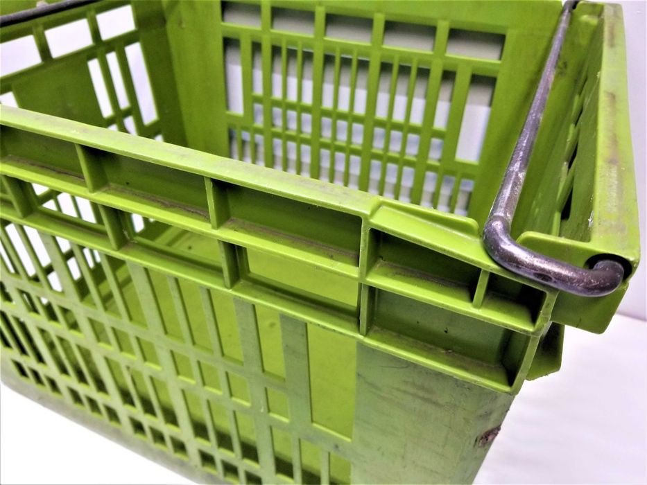 Pojemnik Skrzynka Plastikowa Kosz Magazynowy Transportowy Ażurowy