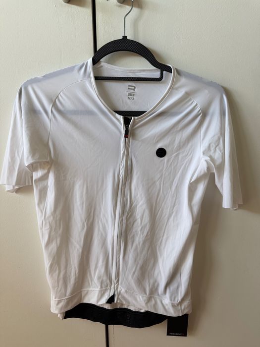 Camisola ciclismo Finisseur Pro Race V manga curta branca