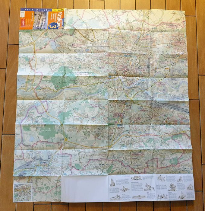 Plan miasta Kraków (Demart 1:20 tys)