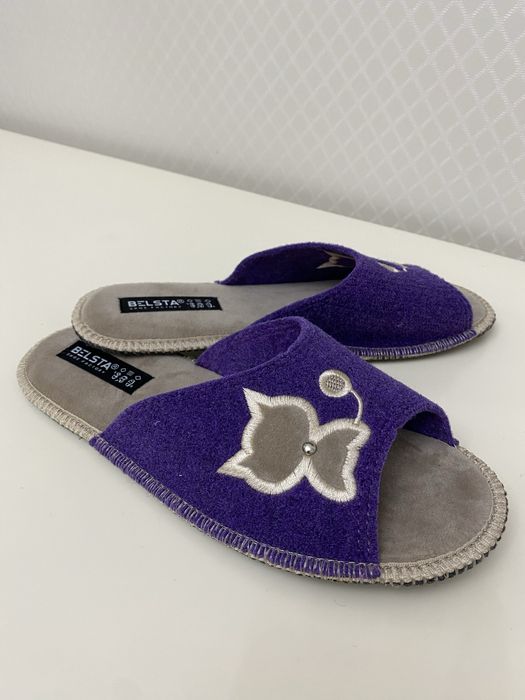Жіночі повстяні капці Белста,закриті та відкриті пальці.