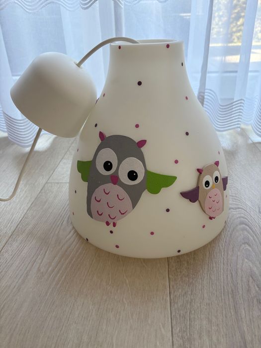 Lampa wisząca w sówki
