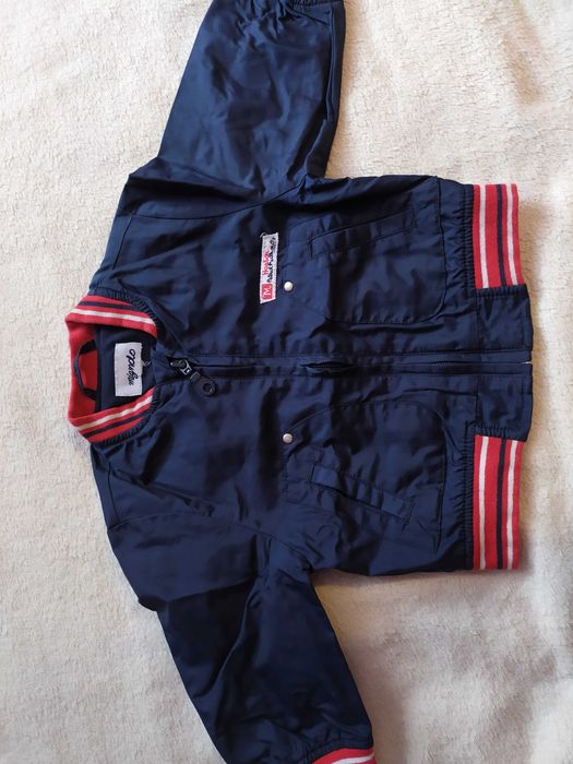 Dwie cienkie kurtki, kurtka bomberka i Reserved 68 cm