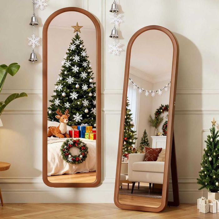 Nowe lustro / łukowe / z drewna / 160x45cm / LVSOMT / W511!