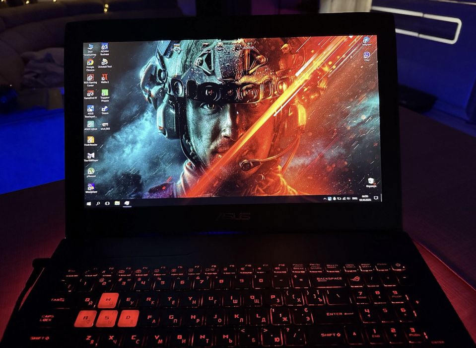 ЗСУ Скидки! Мощный игровой ноутбук Asus Rog 24 ОЗУ с полным комплектом