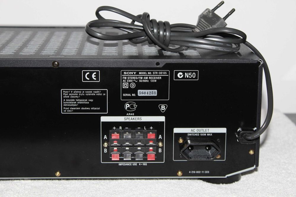 SONY STR-DE135 Amplituner wzmacniacz stereo Wysyłka
