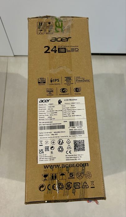 Monitor ACER Nitro VGO Series VG240Y
