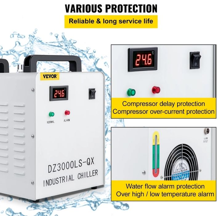 Chiller para maquinas laser CO2.