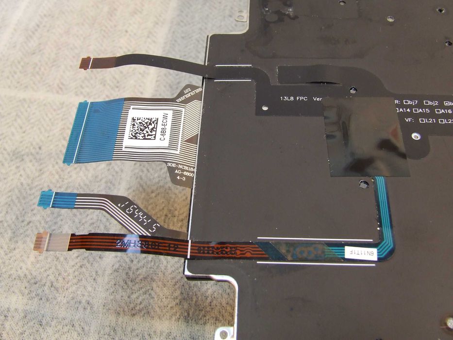 Клавіатура Dell Е5470 з підсвіткою/0D19TR/ENG+RU розкладка/рамка