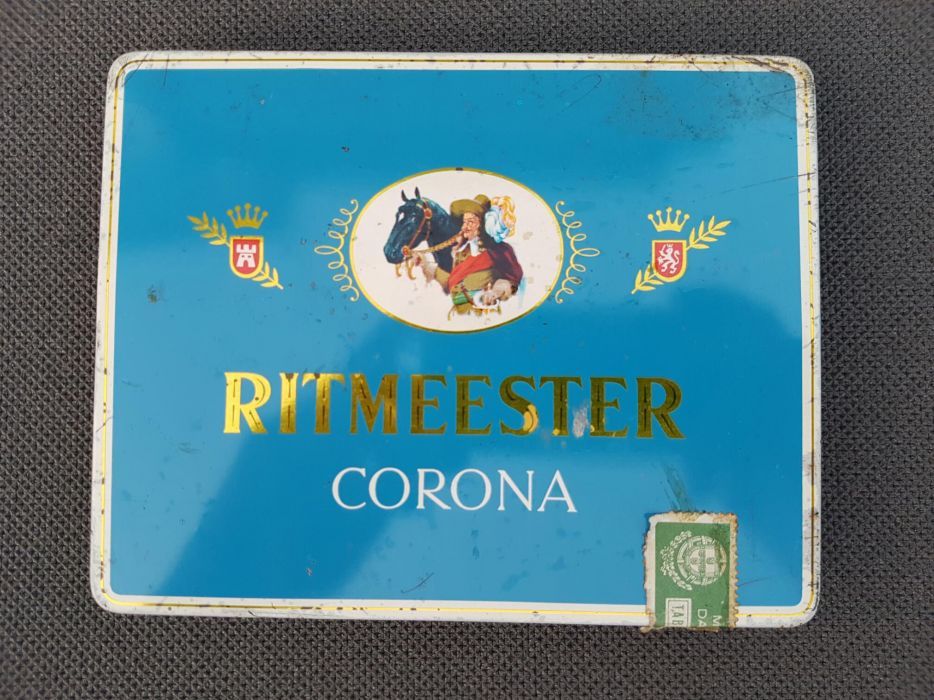 Caixa charutos Ritmeester Corona ideal para coleção