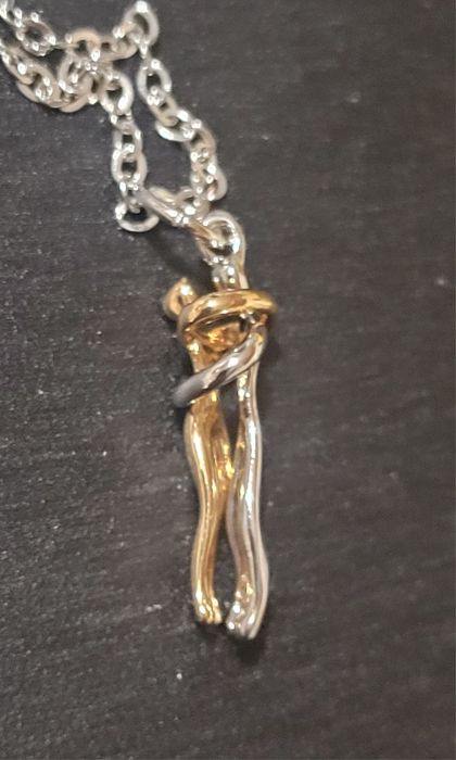 Naszyjnik,,Para w objęciach,,