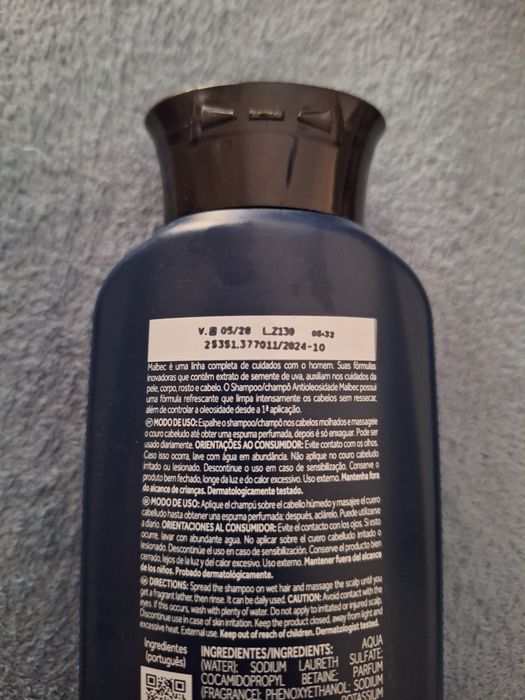 Champô AntiOleosidade Homem 250ml Boticário