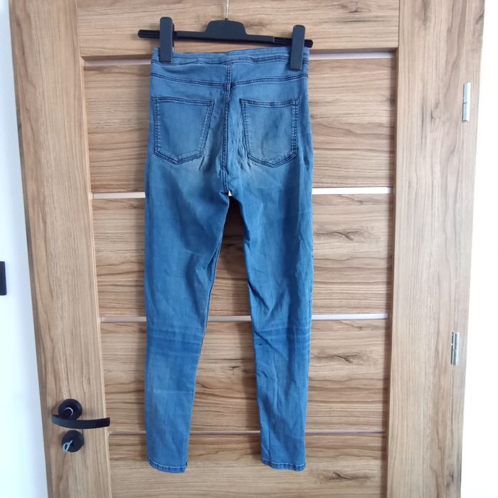 Jeansy z wysokim stanem h&m