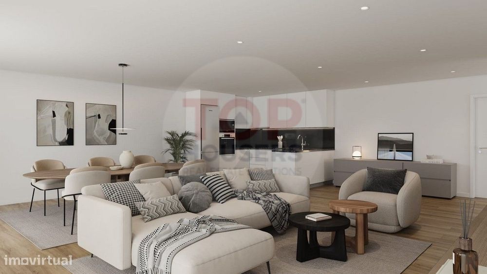 Apartamento T1 Novo com piscina no terraço e garagem - Olhão