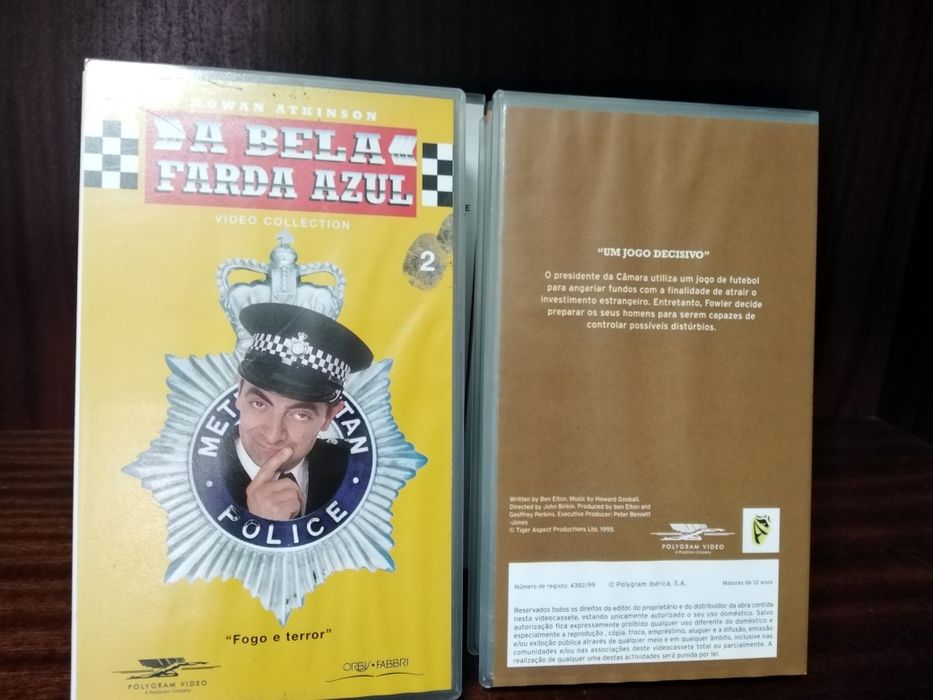 14 Cassetes de Vídeo VHS do Mr. Bean.