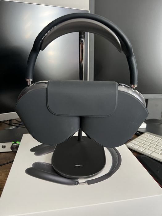 Apple AirPods Max nauszne MIDNIGHT plus Etui na muszle.