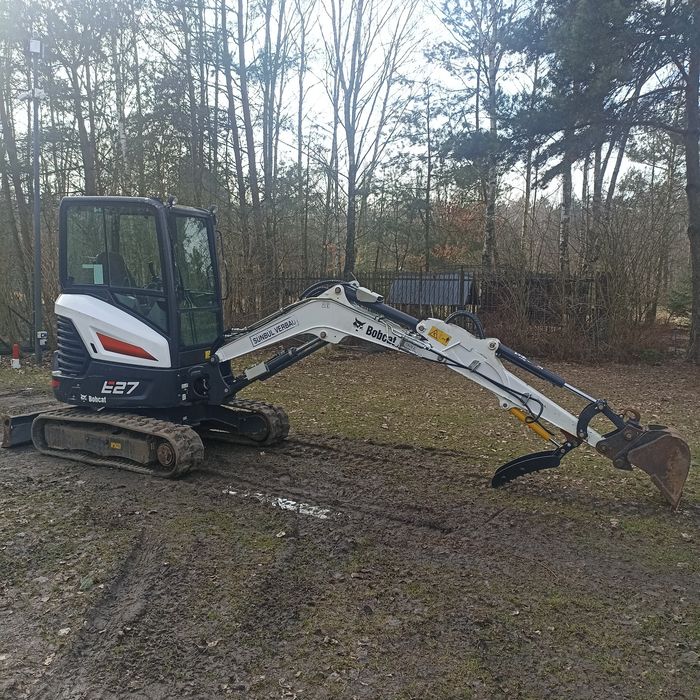 wypożyczalnia wynajem minikoparka mini koparka 3 tony bobcat jcb cat