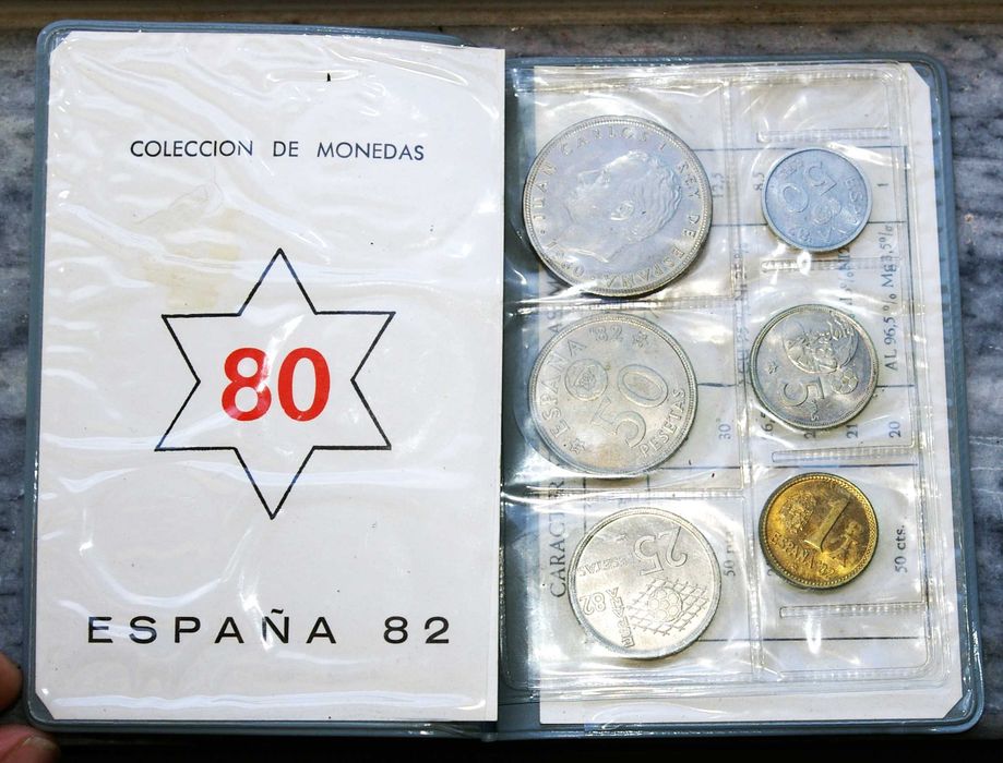 Coleção moedas MUNDIAL 82 serie numismática.