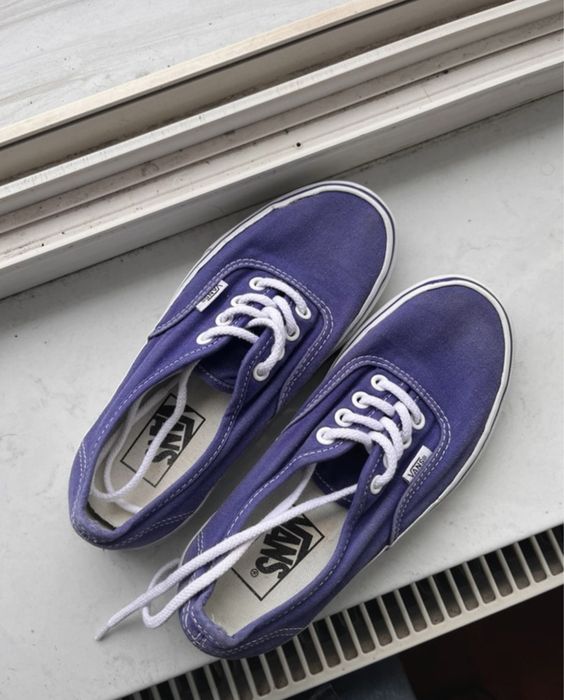 Vans fioletowe trampki tenisówki