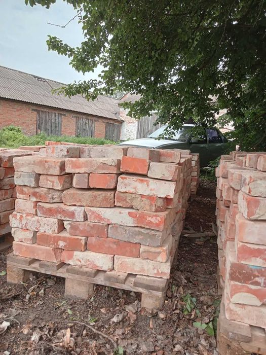 Кирпич, цегла чевона б/у