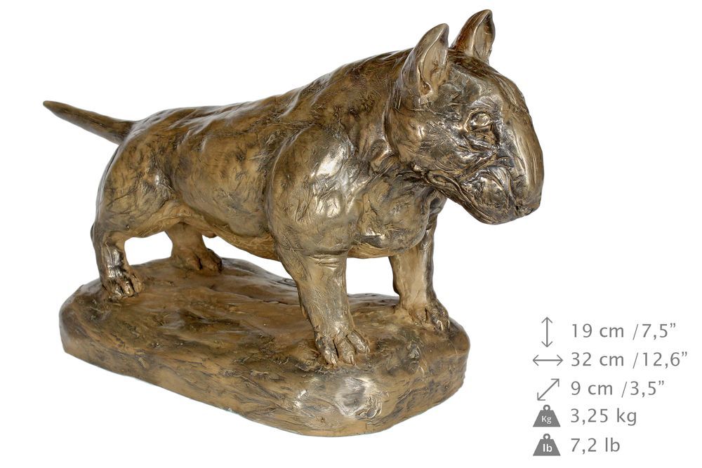 Bull Terrier VI figurka na drewnie Art-Dog