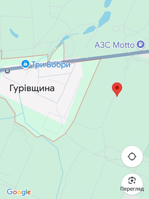 Земельна ділянка під забудову с.Гурівщина