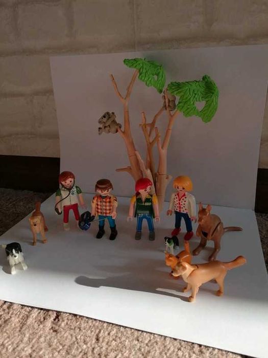 Weterynarz, farmer pani, pan i zwierzaki playmobil