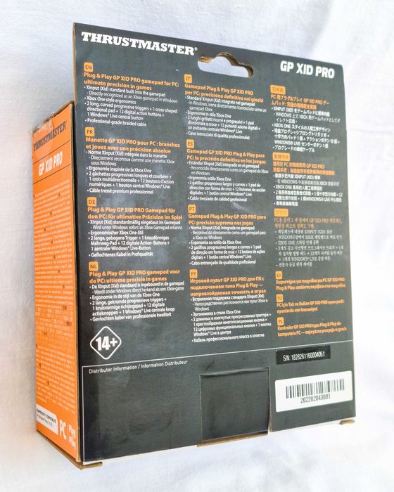 Gamepad Thrustmaster GP XID PRO eSport Edition para PC