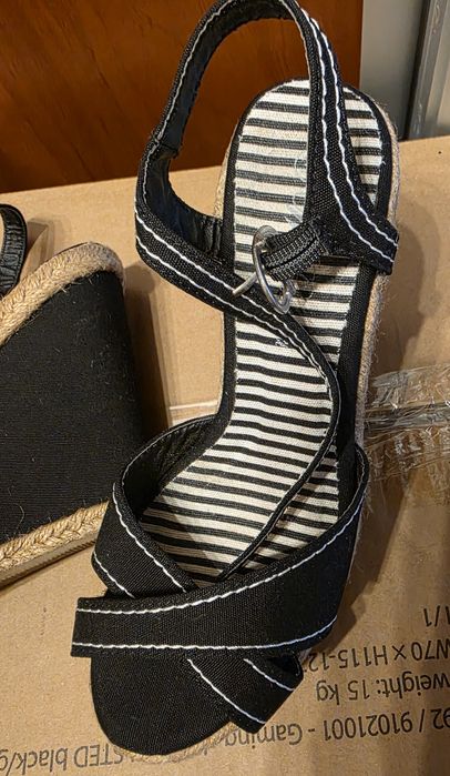 sandały buty damskie na koturnie espadryle na lato