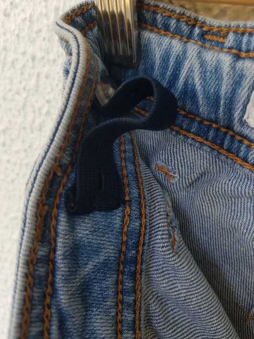 Calças Ganga Azul Zara corte direito menina