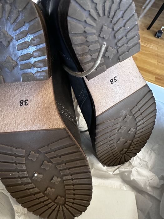 Nowe damskie buty zimowe skóra naturalna 38 – ciepłe, modne