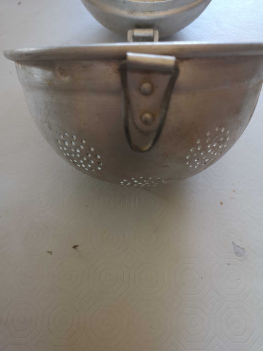 cortador de legumes e bola de aluminio para cozer camarão e enchedeira de enchidos