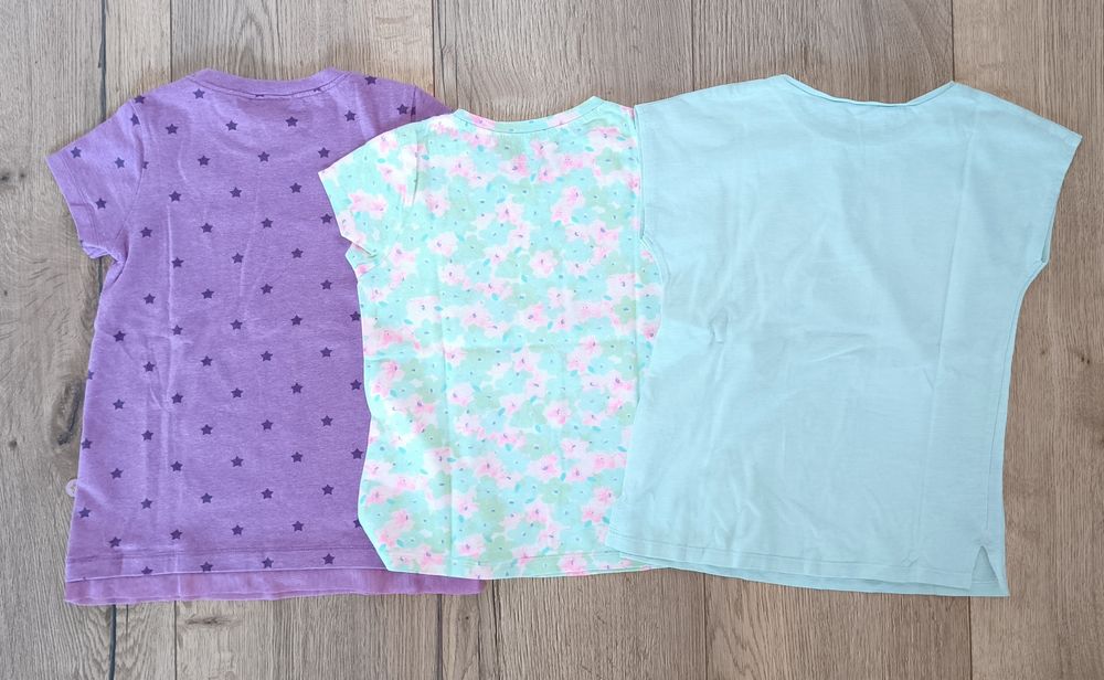 Coccodrillo HM Cubus 3 x tshirt dziewczęcy rozmiar 122/128