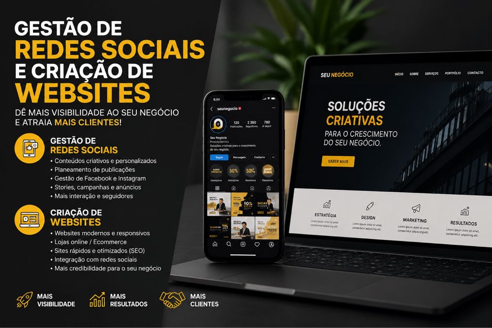 Gestão de Redes Sociais e Criação de Sites