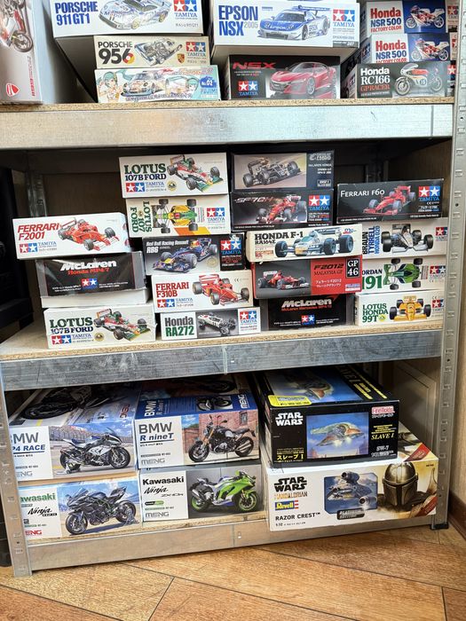 Моделі авто 1/24 / 1/12 / 1/20, Tamiya, Fujimi, Aoshima, Meng