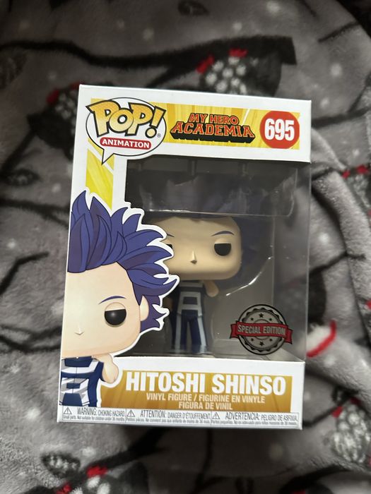 Hitoshi shinso 695 funko pop my hero academia special edition