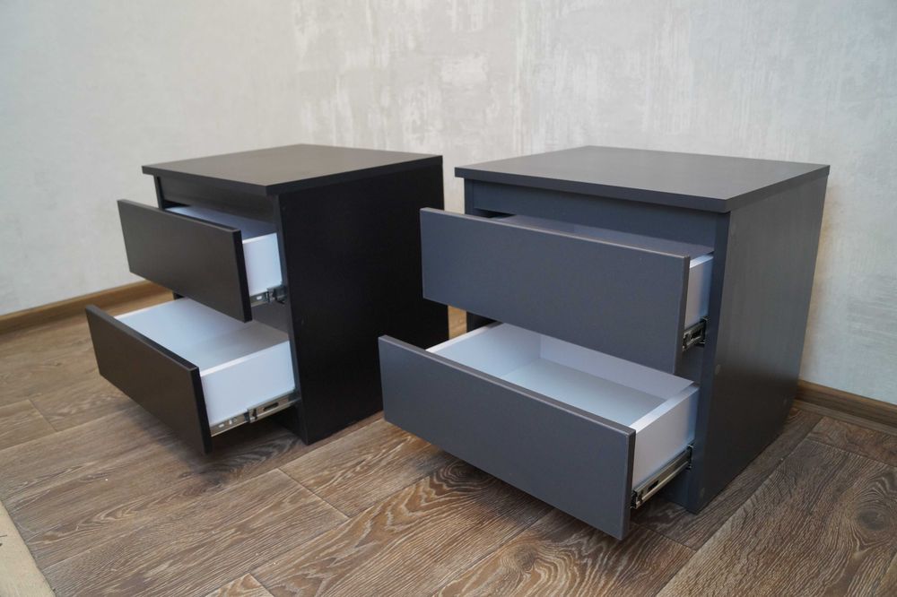 приліжкова тумба, тумбочка на 2 шухлядки 45х45х39см