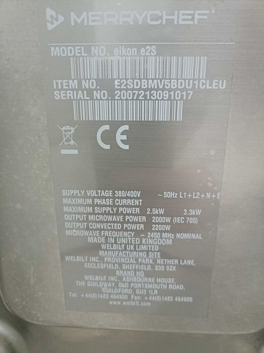 Piec Merrychef EIKON E2S