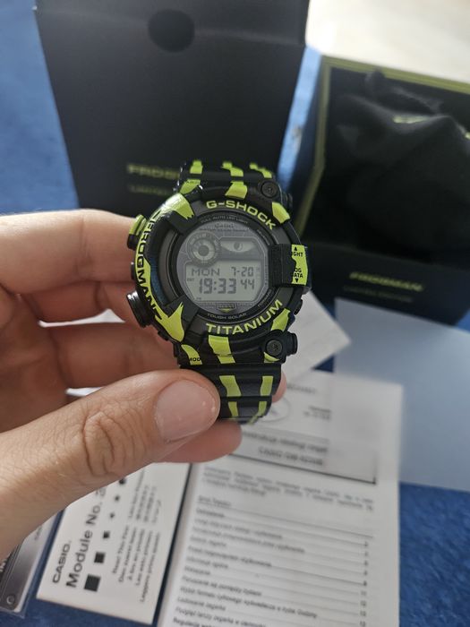 Zegarek CASIO G-SHOCK master of G Frogman GW-8200TPF-1ER zibi timetrend 3+3