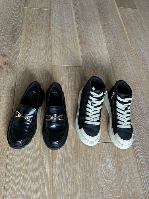 Buty Zara 34 i 35 zestaw dla dziewczynki