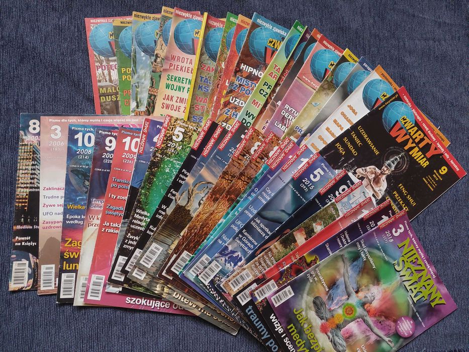 Czwarty wymiar  Nieznany Świat  czasopismo