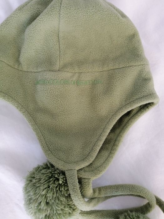 Benetton Green Beanie for Ages 3–5