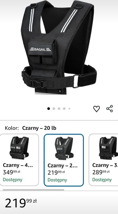 Wygodna Kamizelka Obciążeniowa
