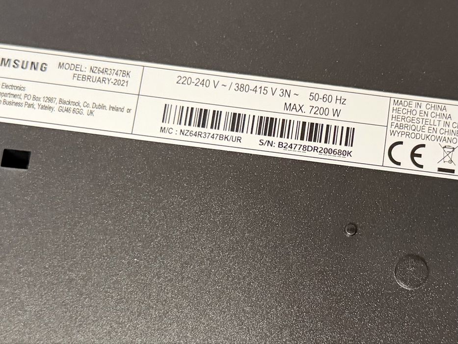 Płyta indukcyjna Samsung NZ64R3747BK