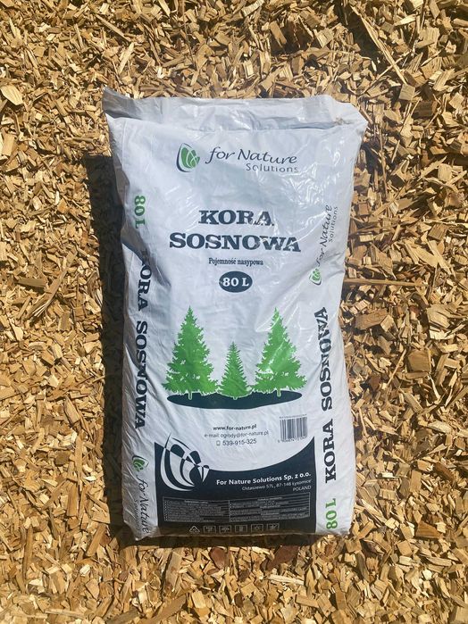Kora Sosnowa Ogrodowa 80L | SORTOWANA | DOSTAWA | HURT | DETAL | WOREK