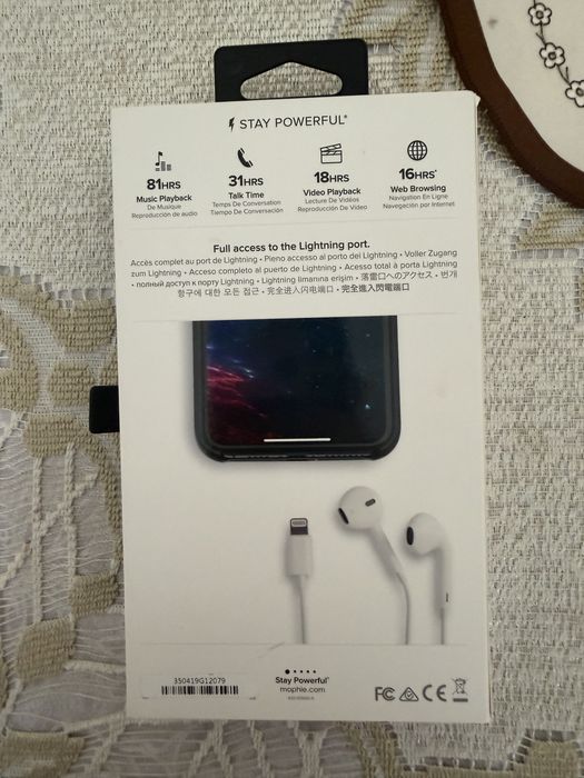 Чехол с батарей Mophie оригинал на iPhone XS Max