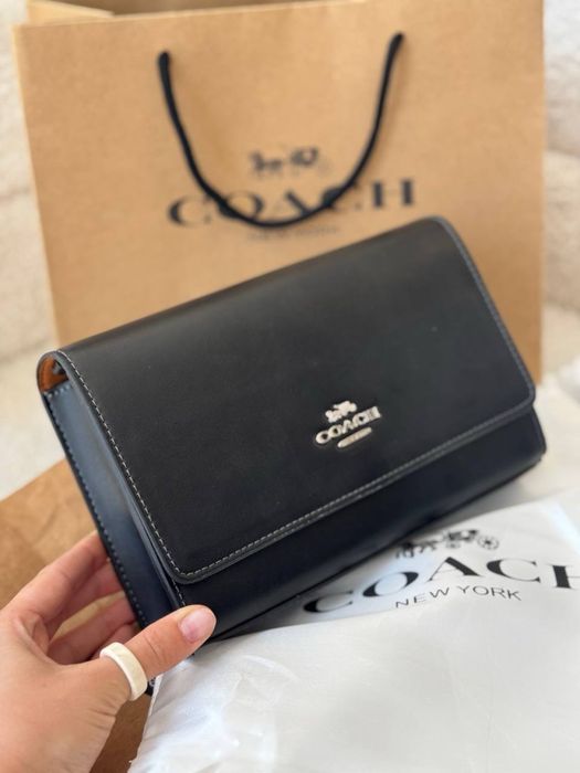 Сумка Coach чорна mini