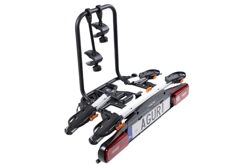 Aguri Active Bike Pro 2 Silver Platforma rowerowa na hak na 2 rowery