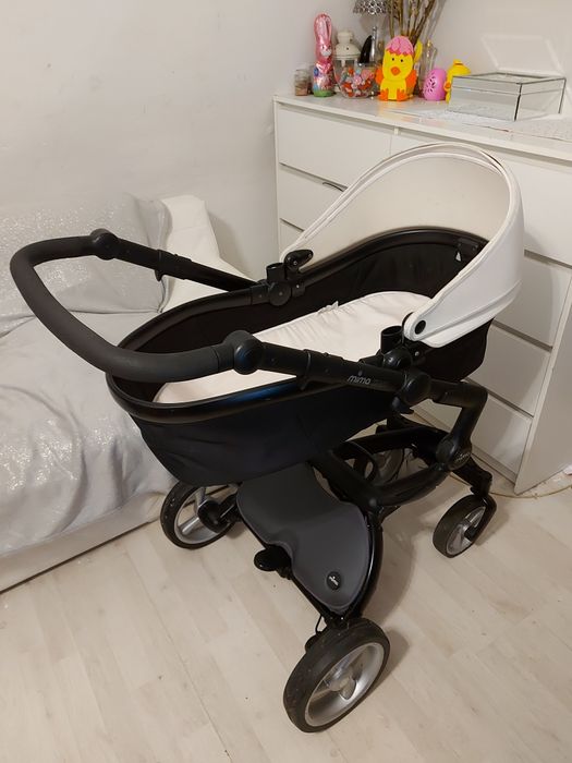 Wozek mima xari uniwersalny bialy biało czarny