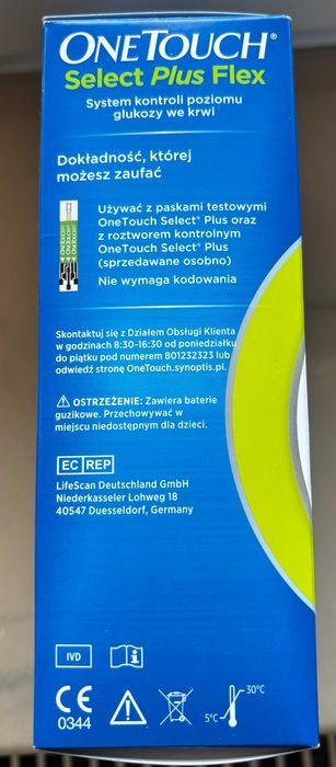 Glukomert OneTutch Select Plus Flex, fabrycznie NOWY!!!